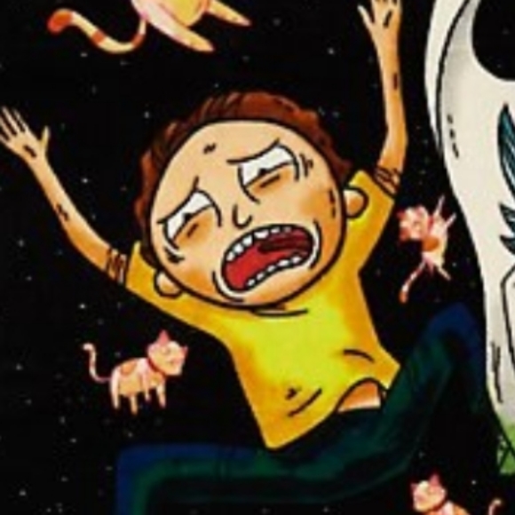 Rick & Morty Portal Gun Infinite Void Schrodinger Cat Soft 46"x60" Throw Blanket - Picture 5 of 8